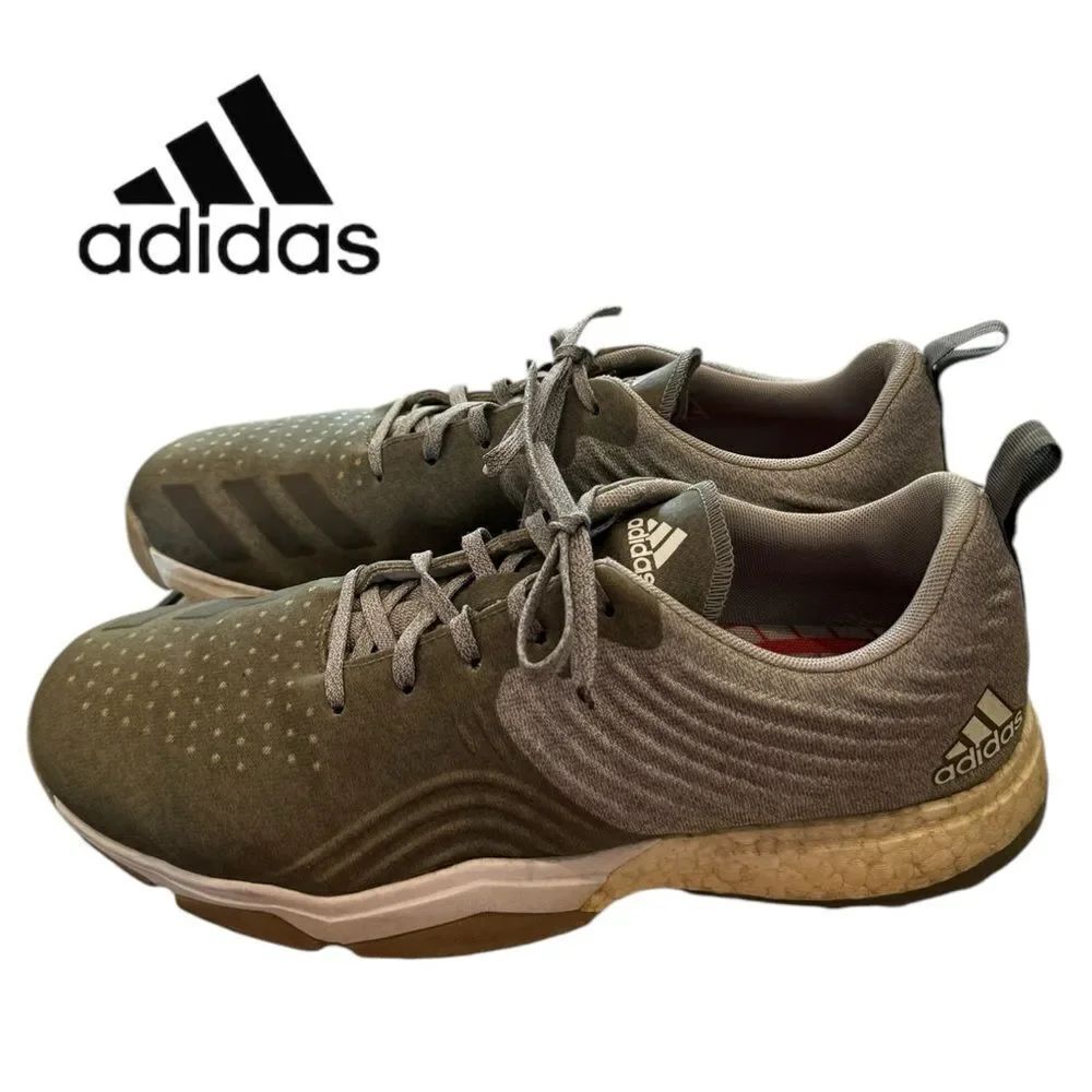 Adidas Men's Adipower 4orged S 'Grey' Spikeless Golf Shoes Sneakers 10.5